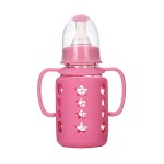 Glass Feeding Bottle Manufacturer - 120ml 240ml Silicone Cover
