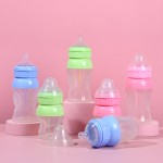 Silicone Baby Feeding Bottle Supplier - 240ml/120ml Wide Neck Soft