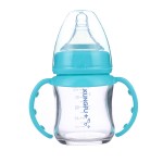 Glass Feeding Bottle Supplier - 110ml Wide Neck Borosilicate