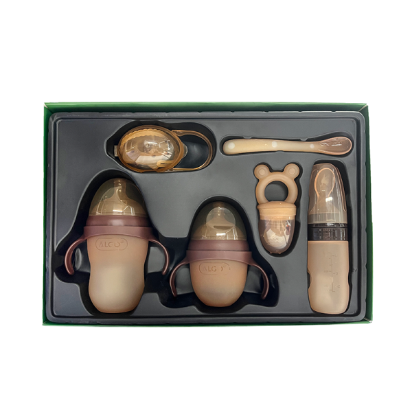 Nano Silver Feeding Set Manufacturer - Silicone Newborn Gift