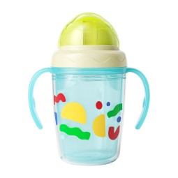 Baby Training Cup Supplier - Double Layers 230mL BPA Free PP