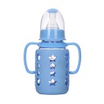 Glass Feeding Bottle Manufacturer - 120ml 240ml Silicone Cover
