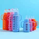 Glass Baby Bottle Supplier - 120ml BPA Free Silicone Cover