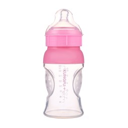Silicone Baby Feeding Bottle Supplier - 240ml/120ml Wide Neck Soft