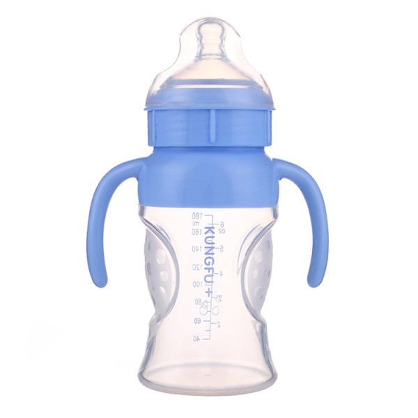 Wide Neck Baby Bottle Manufacturer - 240ml/8oz Silicone Feeding