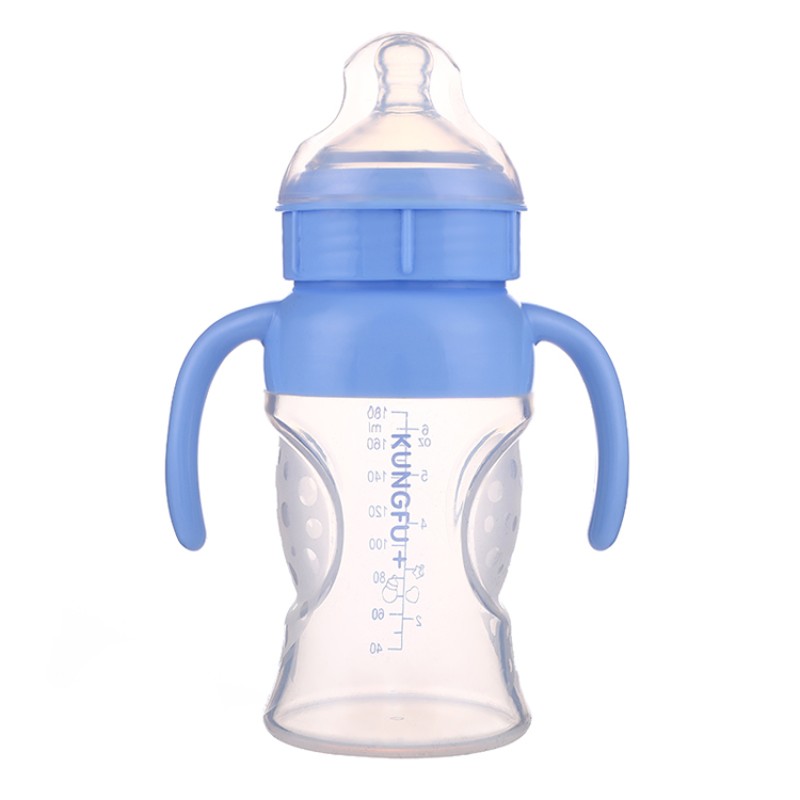 Wide Neck Baby Bottle Manufacturer - 240ml/8oz Silicone Feeding