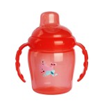 Baby Sippy Cup Manufacturer - 280ml PP Plastic Blue Straw