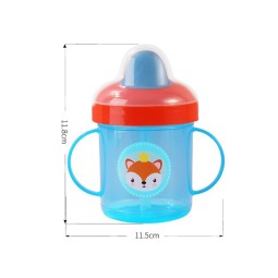 Baby Plastic Straw Cup Manufacturer - 200mL Anti Spill Sippy
