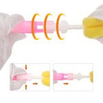 Baby Bottle Brush Set Supplier - 360 Rotating Silicone Brush