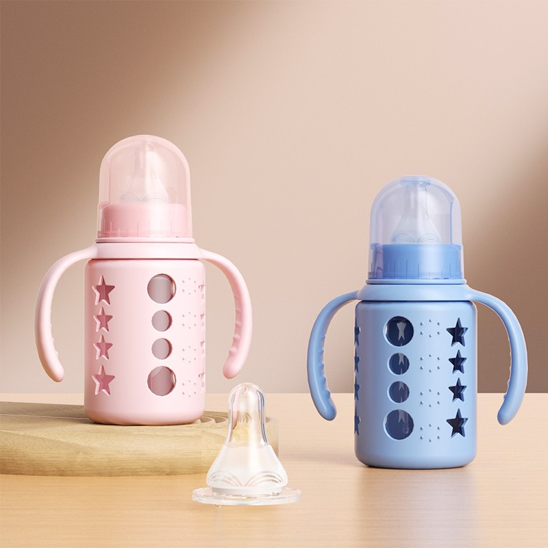 Glass Baby Bottle Supplier - 120ml Anti Broken BPA Free