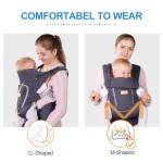 Baby Carrier Factory - Dark Grey All-Positions Soft Breathable Mesh