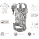 Baby Carrier Factory - Ergonomic 3-Position Adjustable Hood Cotton