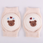 Baby Knee Pads Factory - Cotton Mesh Elbow Pads with Embroidery