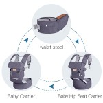 Baby Carrier Factory - All-Season Adjustable Ergonomic Hip Seat Travel