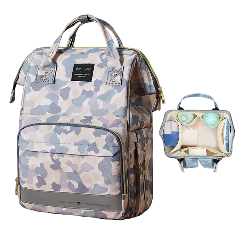 Mommy Bag Factory - Colorful Patterned Travel Diaper Backpack