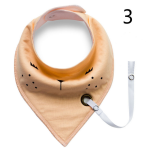 Baby Bibs Supplier - Wholesale Bandana Drool Bibs with Pacifier Clip