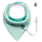 Baby Bibs Supplier - Wholesale Bandana Drool Bibs with Pacifier Clip