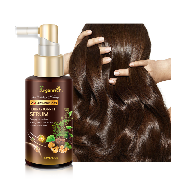 Hair Growth Serum Supplier - OEM 2 in 1 Biotin Anti Hair Loss Oil