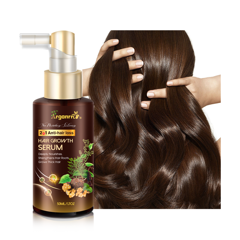 Hair Growth Serum Supplier - OEM 2 in 1 Biotin Anti Hair Loss Oil