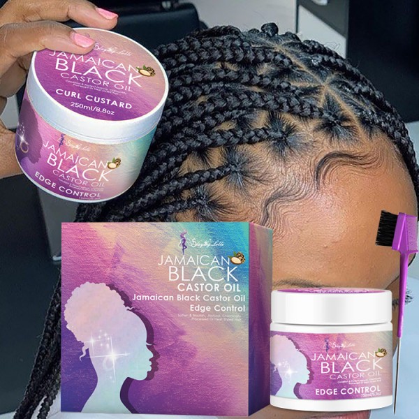 Edge Control Wax Kit Factory - Plant Based Vegan Frizz Control No Flake