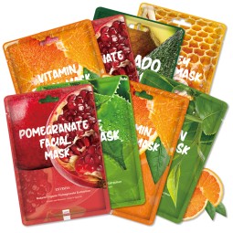 Facial Sheet Mask Factory - Natural Fruit Extract Moisturizing Mask