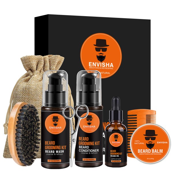 Beard Growth Kit Supplier - 3 in 1 Beard Oil Derma Roller Set