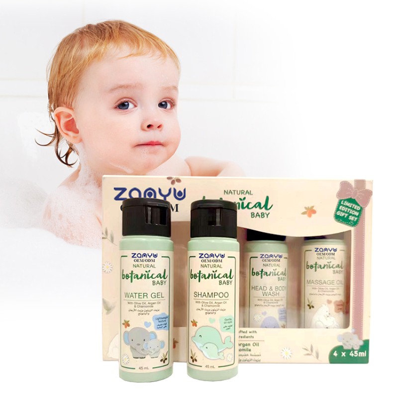 Baby Travel Kit Manufacturer - 45mlx4 Shampoo Wash Gel Lotion
