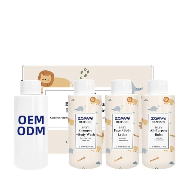 Bath Care Set Manufacturer - 95mlx3 Lotion Shampoo Body Wash Set