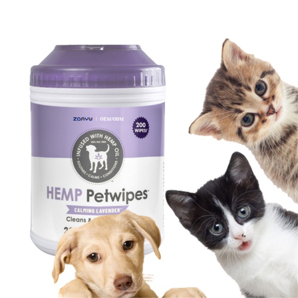 Pet Wipes Manufacturer - 200-Count Lavender Calming Petwipes