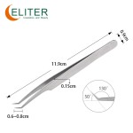 Eyelash Extensible Tweezer Manufacturer - OEM/ODM 30/40/50/80 Degree Tip Remover