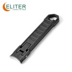 Fingernail Clippers Manufacturer - OEM/ODM Super Thin Folded Black Steel Cutter
