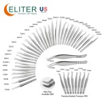 Titanium Eyelash Tweezers Manufacturer - OEM/ODM Straight Curved Custom Grip Kit
