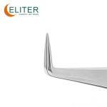 90 Degree Eyelash Tweezer Manufacturer - OEM/ODM OEM Stainless Steel Soft Touch