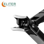 Fingernail Clippers Manufacturer - OEM/ODM Super Thin Folded Black Steel Cutter