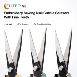 Nail Scissors Manufacturer - OEM/ODM Hot Sale Micro Fine Teeth for Sewing Fishing