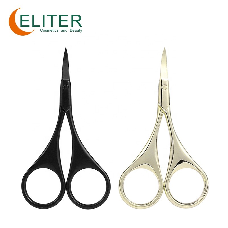 Manicure Scissors Manufacturer - OEM/ODM Black Gold Sharp Blade Stainless Steel
