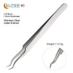 Silver Coated Eyelash Tweezer Manufacturer - OEM/ODM Small Pointed Tip Customizable