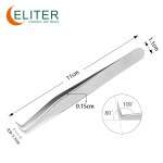 90 Degree Eyelash Tweezer Manufacturer - OEM/ODM Stainless Steel Beauty Custom Logo