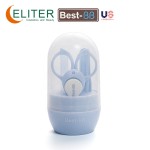 Baby Manicure Kit Manufacturer - OEM/ODM Hot Sell 4 in 1 Pink Blue Safety Set