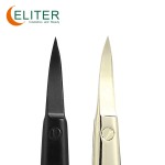 Manicure Scissors Manufacturer - OEM/ODM Black Gold Sharp Blade Stainless Steel