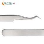 Silver Coated Eyelash Tweezer Manufacturer - OEM/ODM Small Pointed Tip Customizable