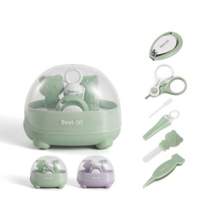 Baby Manicure Kit Manufacturer - OEM/ODM Hot Sale 5 in 1 Grooming Set for Infant