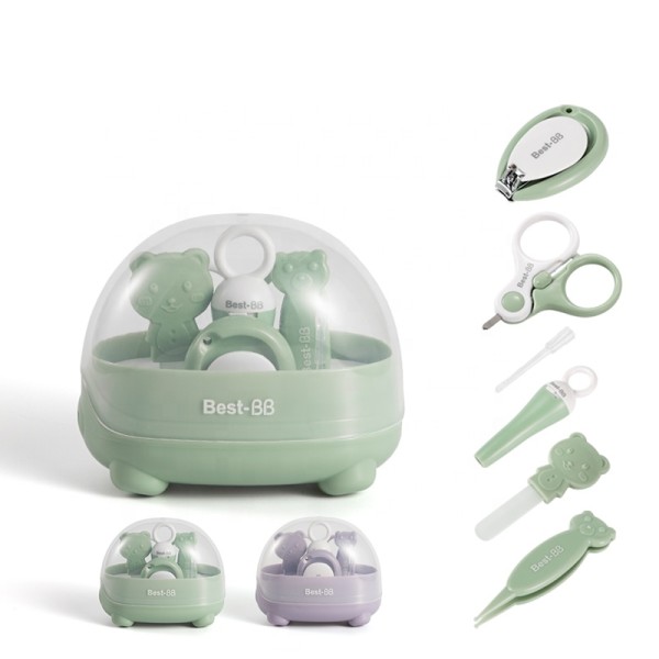 Baby Manicure Kit Manufacturer - OEM/ODM Hot Sale 5 in 1 Grooming Set for Infant
