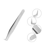 90 Degree Eyelash Tweezer Manufacturer - OEM/ODM Stainless Steel Beauty Custom Logo