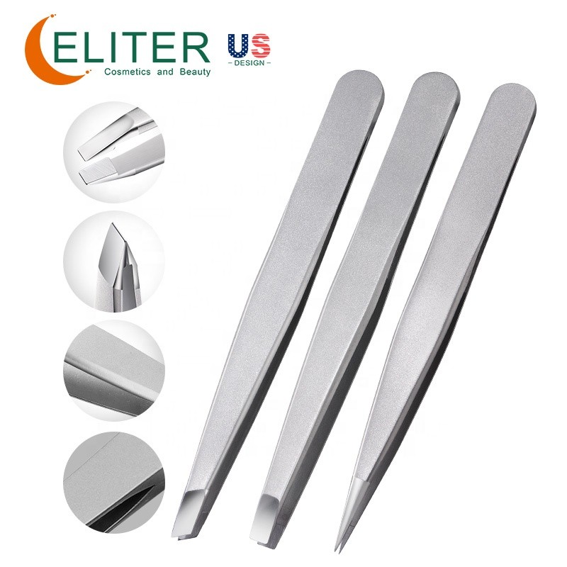Slant Tip Tweezers Manufacturer - OEM/ODM Wholesale Point Square for Browbone