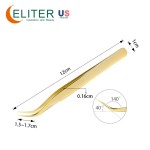 Volume Eyelash Tweezer Manufacturer - OEM/ODM Wholesale 90 Degree Nose Cuffs