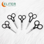 Professional Manicure Scissors Manufacturer - OEM/ODM Wholesale Black Rubberized Embroidery