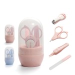 Baby Manicure Kit Manufacturer - OEM/ODM Hot Sell 4 in 1 Pink Blue Safety Set