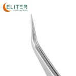 40 Degree Eyelash Tweezer Manufacturer - OEM/ODM Stainless Steel Straight Tip Applicator