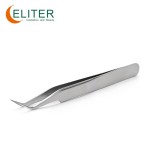 40 Degree Eyelash Tweezer Manufacturer - OEM/ODM Stainless Steel Straight Tip Applicator